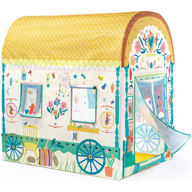 Djeco Telt - Campingvogn 100x76x105 cm (3-7 år)