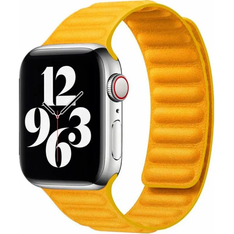 Lippa Finewoven Rem til Apple Watch 38/40/41 Gul