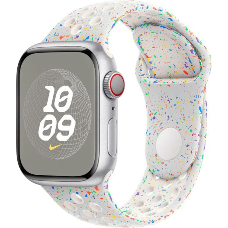 Lippa Flour Silikonerem til Apple Watch 38/40/41mm - Hvid