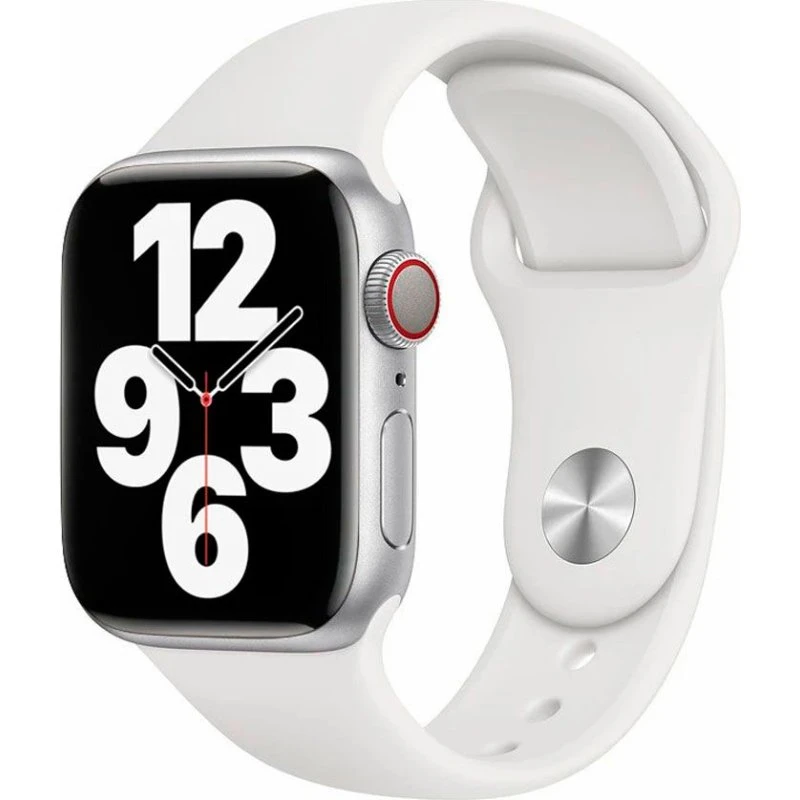 Lippa Apple Watch Silikone Rem 42/44/45/49 Hvid