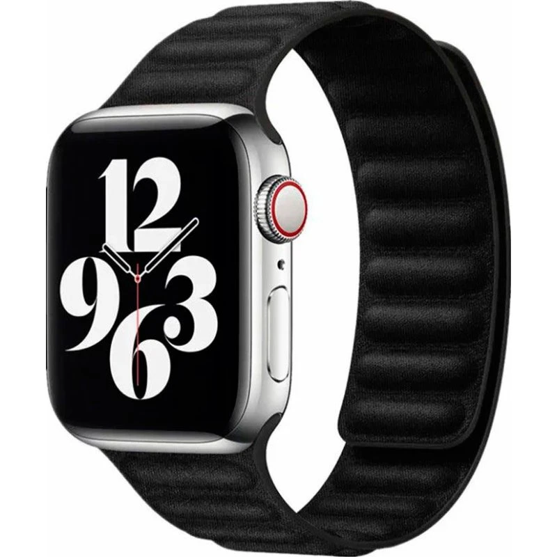 Lippa Finewoven Rem til Apple Watch 42/44/45/49, Sort