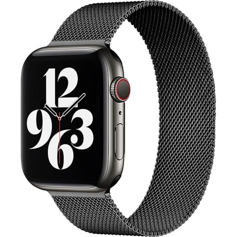 Lippa Apple Watch Rem i Rustfrit Stål 38/40/41 - Sort