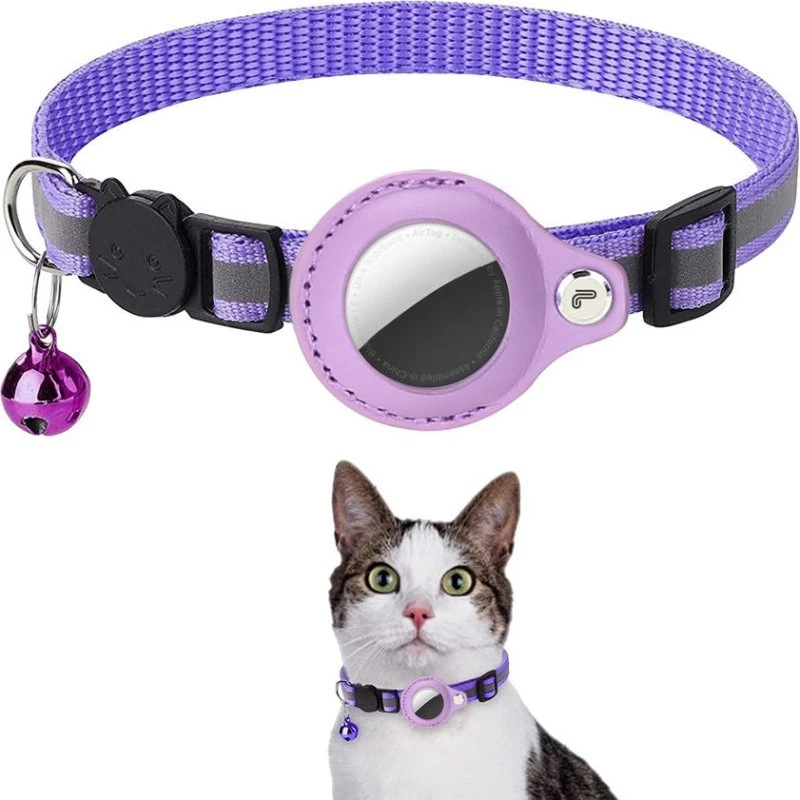 Lippa Collar til AirTag 22-32 cm - Lilla
