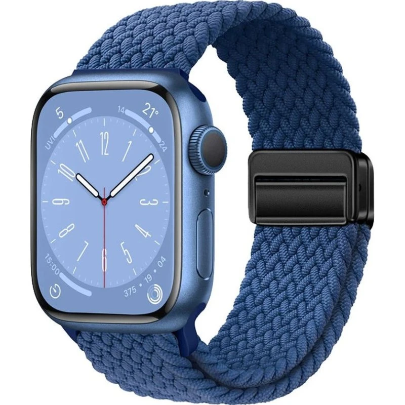 Lippa Apple Watch Nylon Rem 42/44/45/46/49 mm - Blå