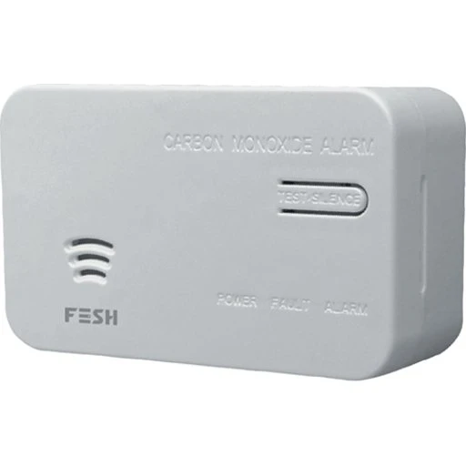 Foss Fesh Smart Home Kuliltealarm, 9V, hvid