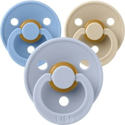 Bibs Colour Sut 6+ M, Rund, Naturgummi, Ivory