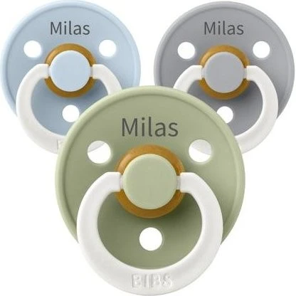 BIBS Colour Night Sut 3, 18+ Mdr., Rund, Mintgrøn