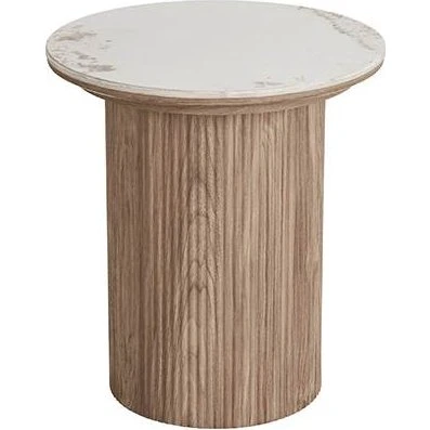 Athens hjørnebord med keramisk bordplade, 45 cm