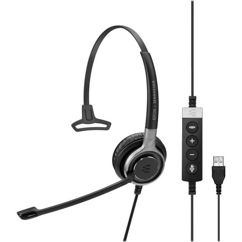 EPOS Impact SC 630 USB Kablet Høretelefoner Sort