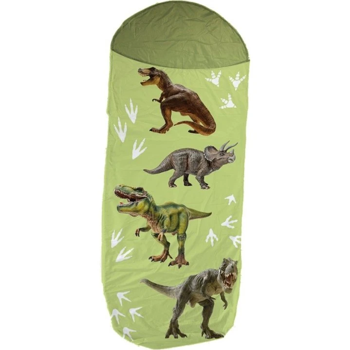BrandMac Dinosaur Sovepose 140x70 cm - Grøn
