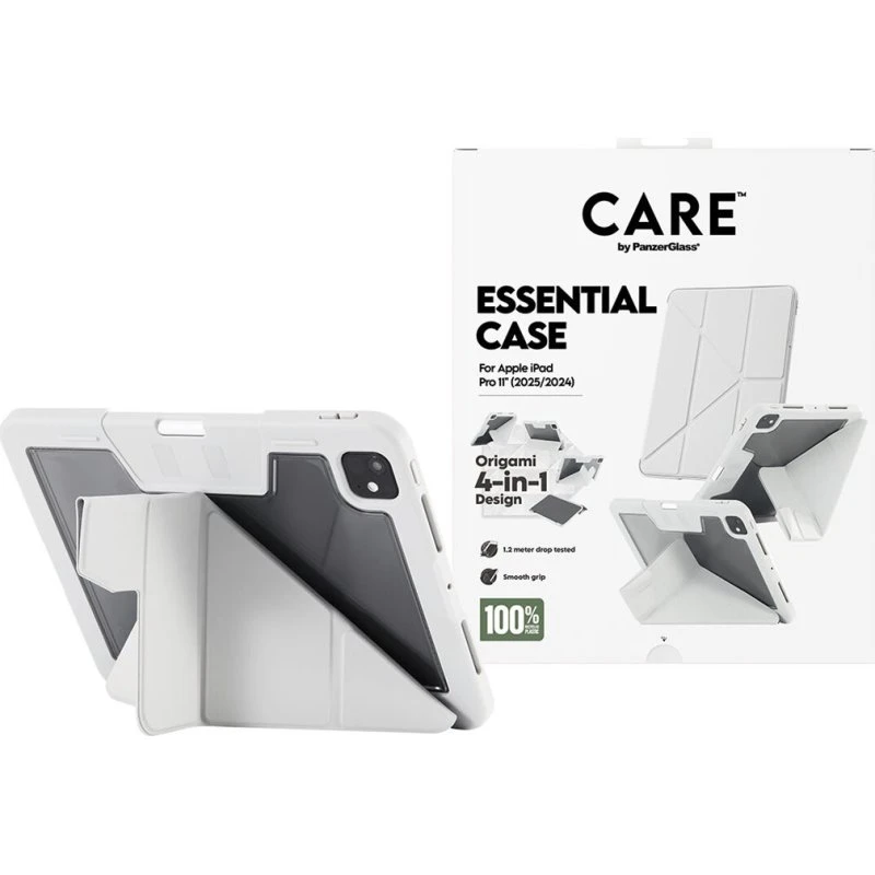 CARE by PanzerGlass Essential Case Grå iPad Pro 11" (2024-2025)