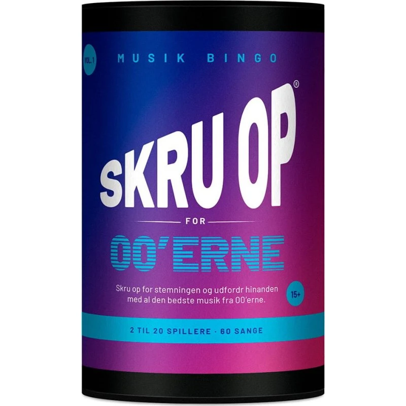 Skru op - Musik Bingo - Skru Op for 00'erne