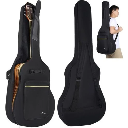 GuitarTaske Vandtæt Akustisk Guitar Taske, Sort, 170 x 42 x 10 cm