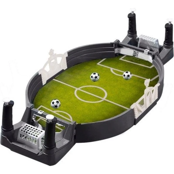 Mini Fodboldspil 2-spiller med 3 bolde, 47x10x22,5 cm