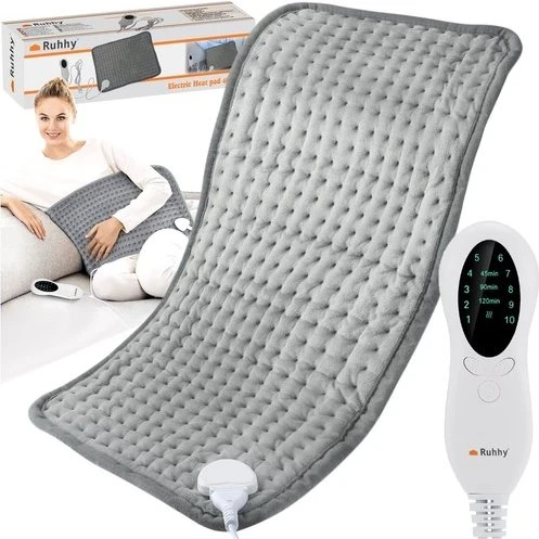 ThermoCare Elektrisk Varmepude 75W, 40x30 cm, Vaskbar, med Fjernbetjening