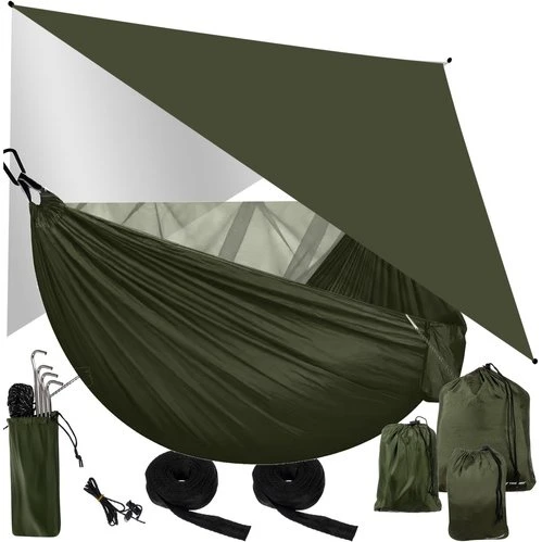 Tentex Hængekøje 260x140 cm med Myggenet og Solsejl