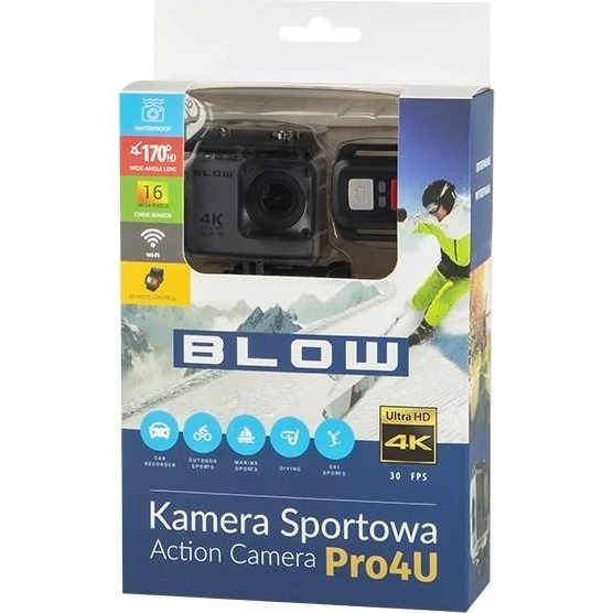 Blow Pro4U 4K Actionkamera 16MP WiFi (58 g)