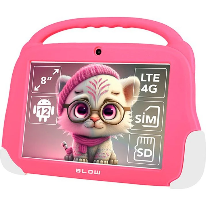 Blow KidsTAB8 4G 8" 64GB/4GB Pink med case