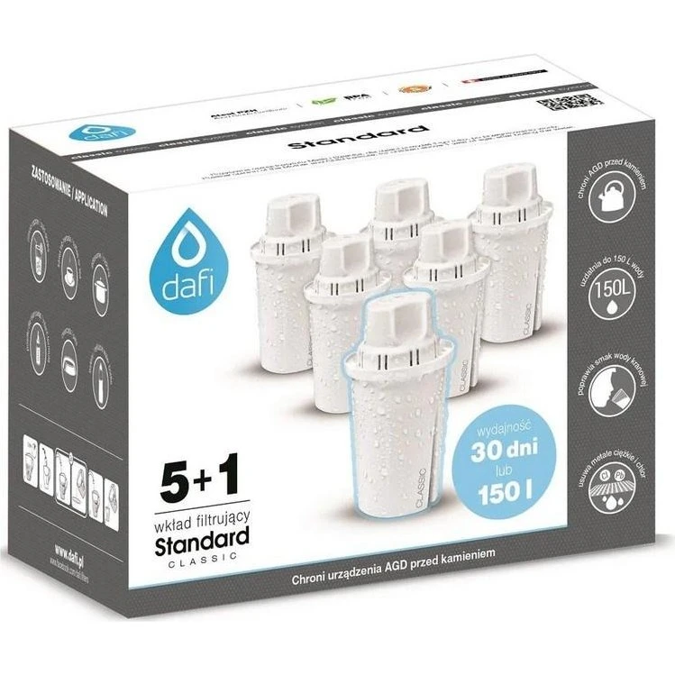 Dafi Classic Vandfilter 5+1 (Hvid, 150 l)
