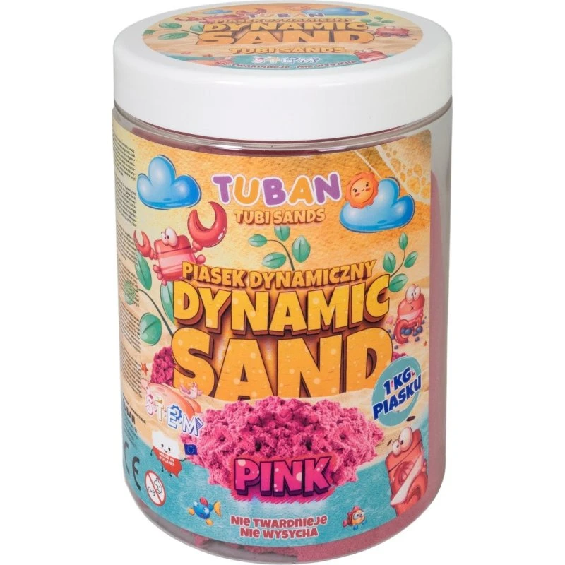 Tuban Dynamic Sand 1kg, 3+år, Pink