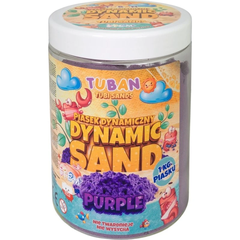 Tuban Dynamic Sand 1kg, 3+år, Lilla