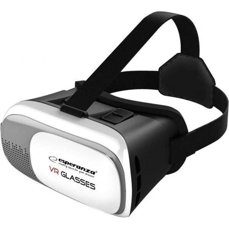 Esperanza VR-briller til smartphone 3D, sort/hvid, 3,5-6"