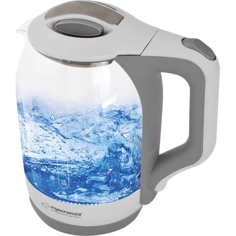 Esperanza Esperanza 1,7 L Elkedel 1500 W Hvid/Transparent