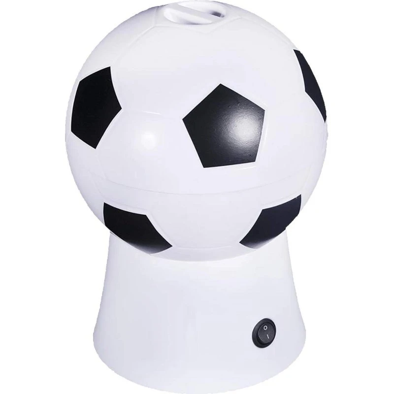 Esperanza Kick Popcornmaskine, Fodbold, Hvid/Sort, 1200W
