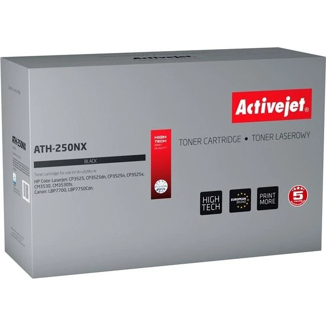 ActiveJet ATH-250NX Sort Toner, Kompatibel med HP 504X, 10.500 Sider