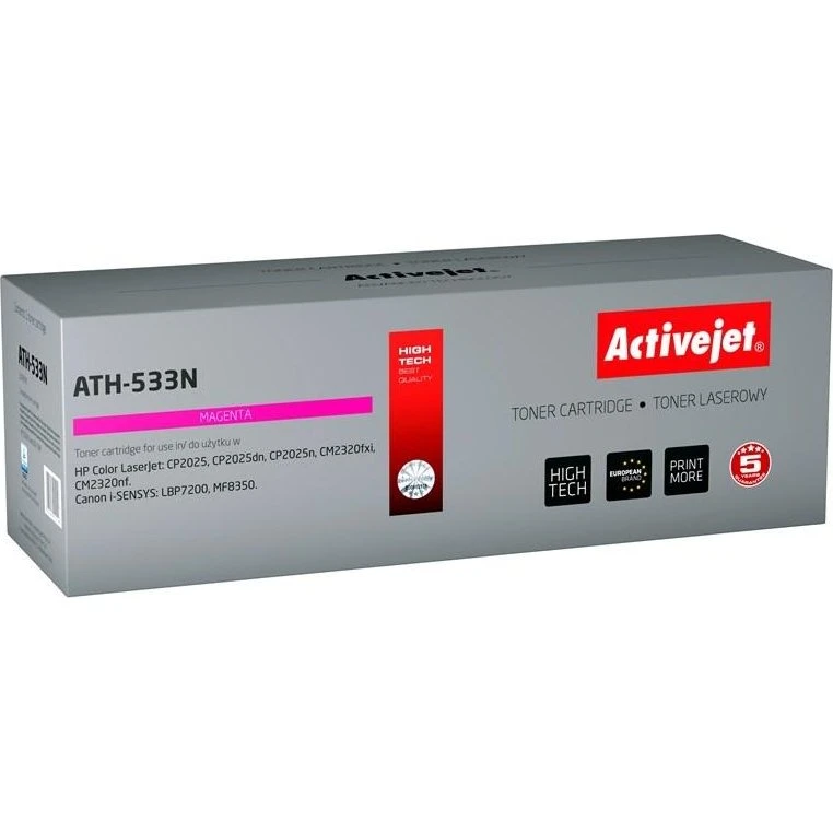 ActiveJet ATH-533N Magenta, kompatibel til HP 304A & Canon CRG-718M