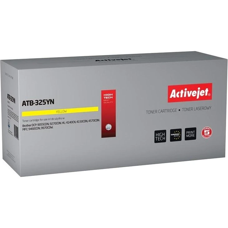 ActiveJet ATB-325YN Gul Toner, Kompatibel med Brother TN-325Y