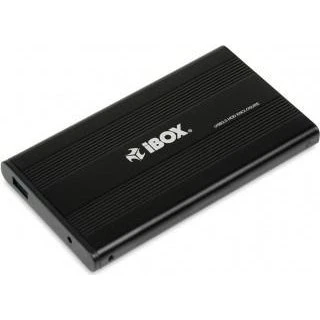 iBox HD-02 2,5" Ekstern Harddiskkabinet USB 3.2 Gen 1, Sort