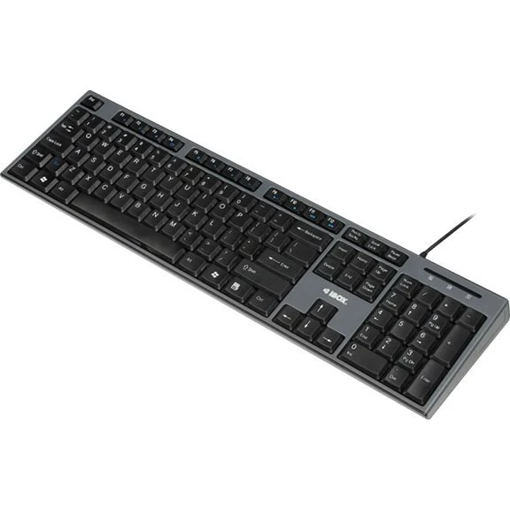 iBOX Desktop Kit USB QWERTY Sort