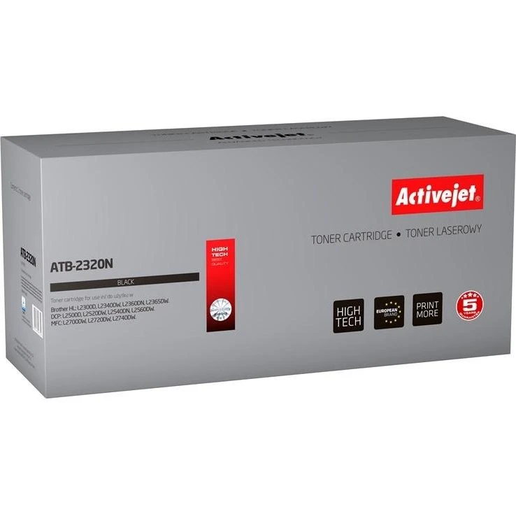 ActiveJet Toner til Brother TN2320, sort, 2.600 sider