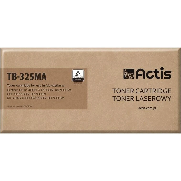 Actis TB-325MA Magenta Toner, Kompatibel til Brother TN-325MA, 3.500 sider