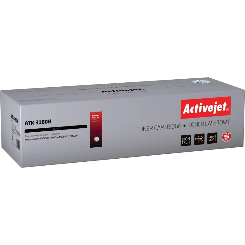 ActiveJet ATK-3160N Sort Toner, 12.500 sider, kompatibel til Kyocera TK-3160