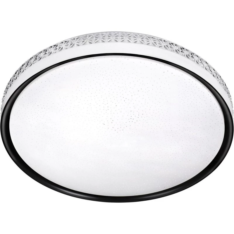 Activejet LUNA LED Loftplafond 23 W, rund, sort/hvid