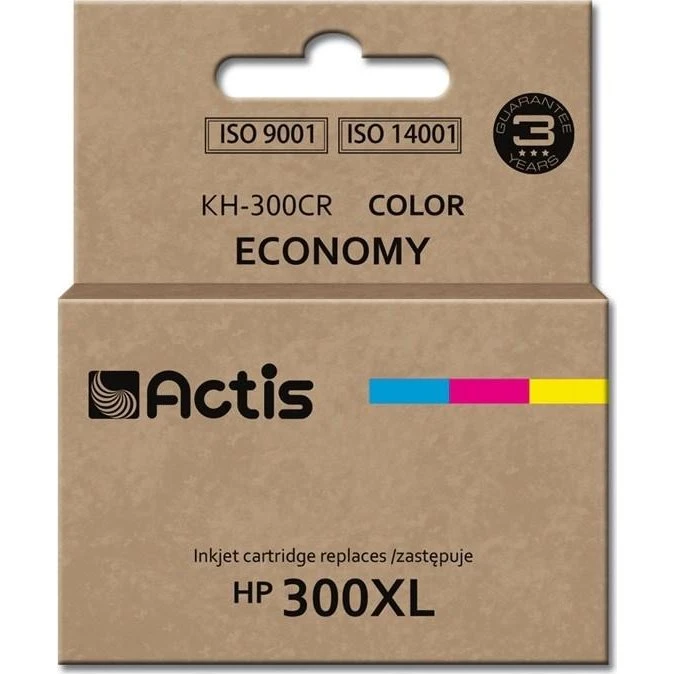 Actis KH-300CR Farveblækpatron, 21 ml, kompatibel til HP 300XL