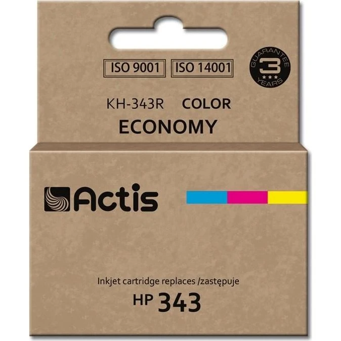 Actis KH-343R farveblækpatron til HP 343, 21 ml, kompatibel