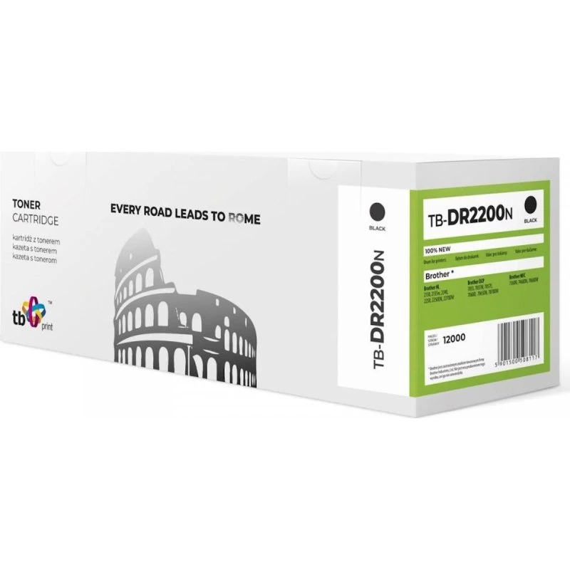 TB Print TB-DR2200N Sort Tromleenhed, 12.000 Sider
