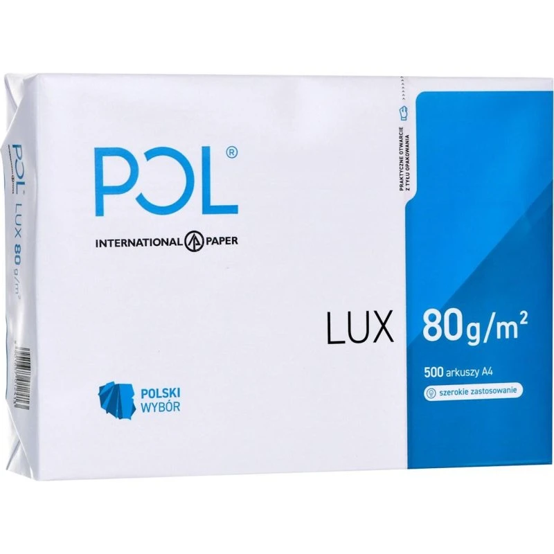 Igepa POL Lux A4 Kopipapir 80 g/m², hvid, mat (500 ark)
