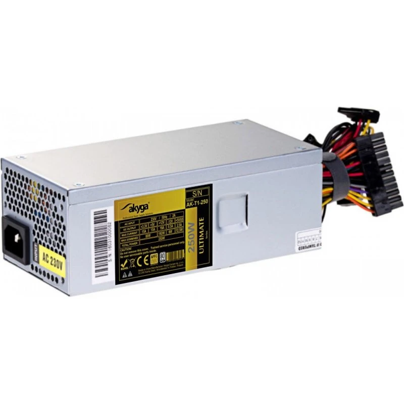 Akyga AK-T1-250 250W 80 PLUS Gold TFX, Grå