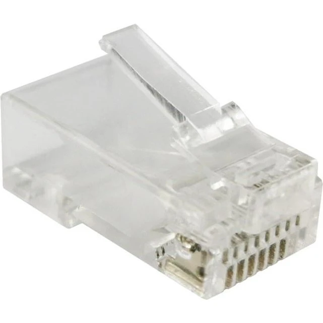Alantec WT117 Cat6 U/UTP RJ45 Hanstik, Transparent, 100 stk