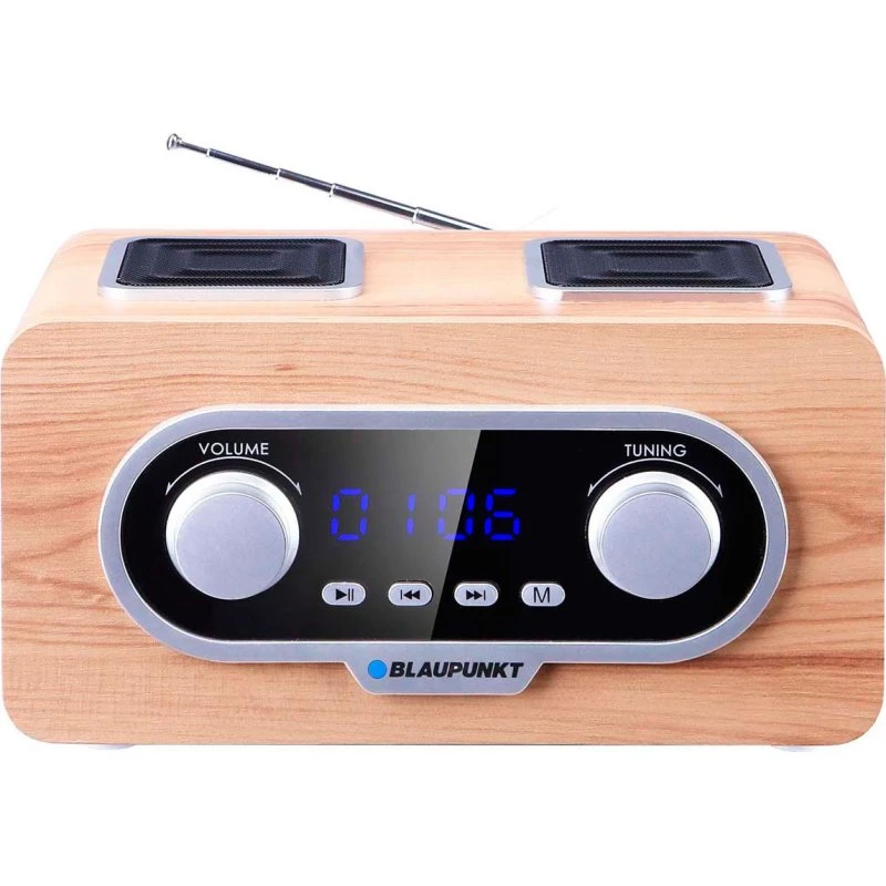 Blaupunkt PP5.2CR Træ FM Radio med MP3/AUX/USB