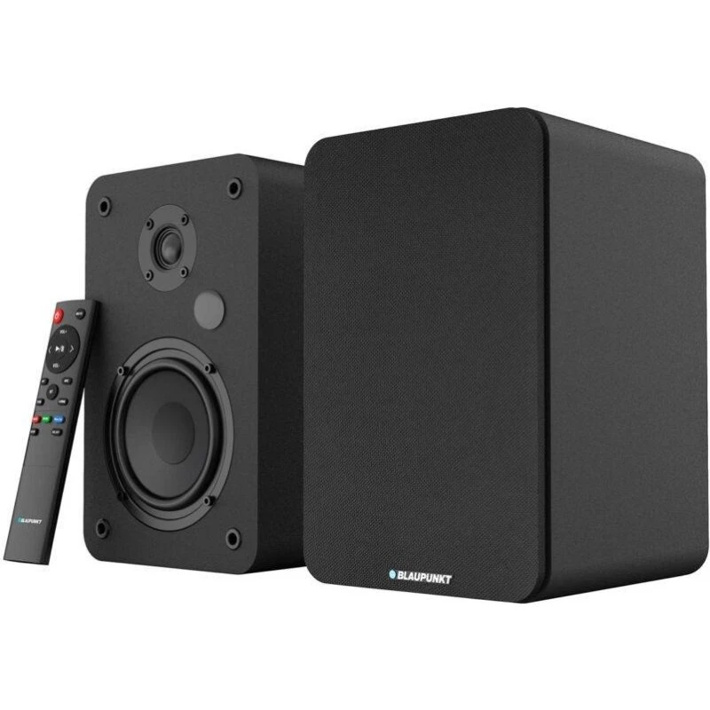 Blaupunkt BS50BK Aktive Højttalere, Sort, 50W RMS