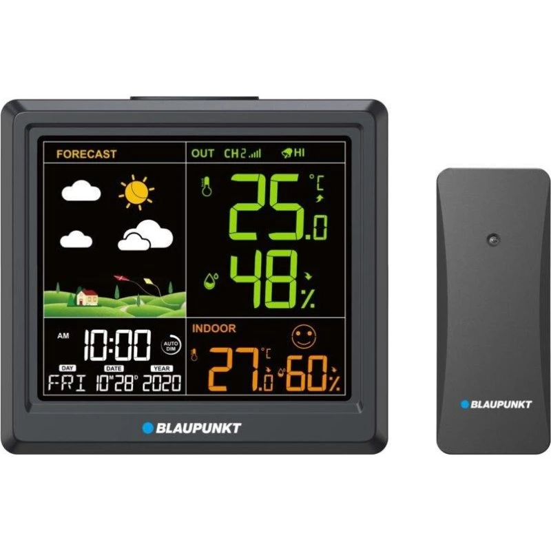 Blaupunkt WS25BK Vejrstation, sort