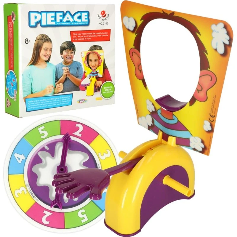Pie Face Kage Socialt Spil – Sjovt Kagespil til Familie og Venner