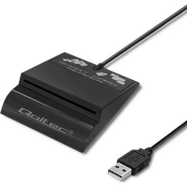 Qoltec SCR-0636 Smartkortlæser USB-C