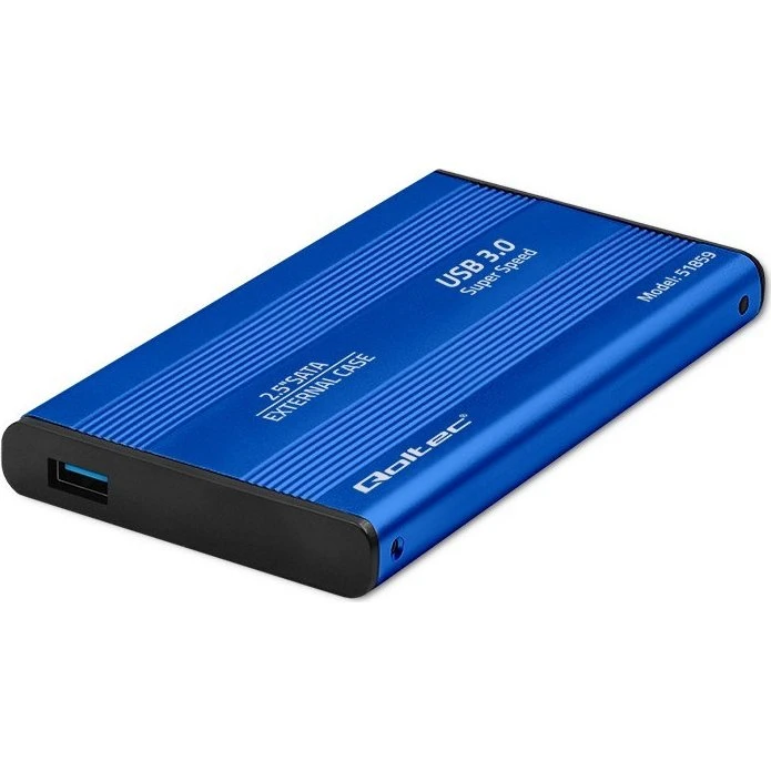 Qoltec 51859 SSD Kabinet USB 3.0 2.5" Blå