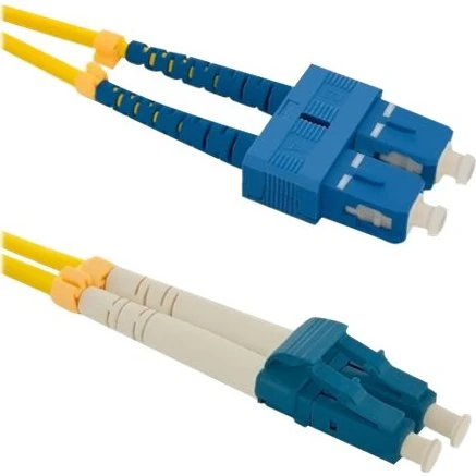 Qoltec Patchkabel SC/LC G.652D 1m Gul